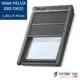 Volet fenêtre de toit roulant souple à énergie solaire VELUX sss ck02