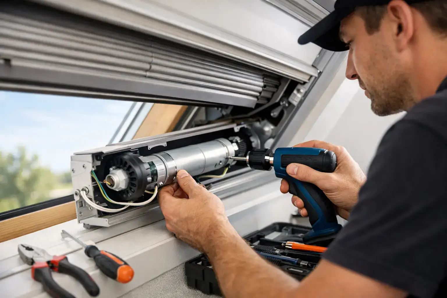 Réparer moteur volet roulant VELUX