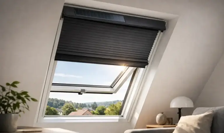 Store électrique solaire fenêtre de toit