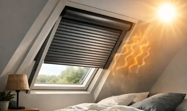 Volet roulant VELUX et chaleur des combles