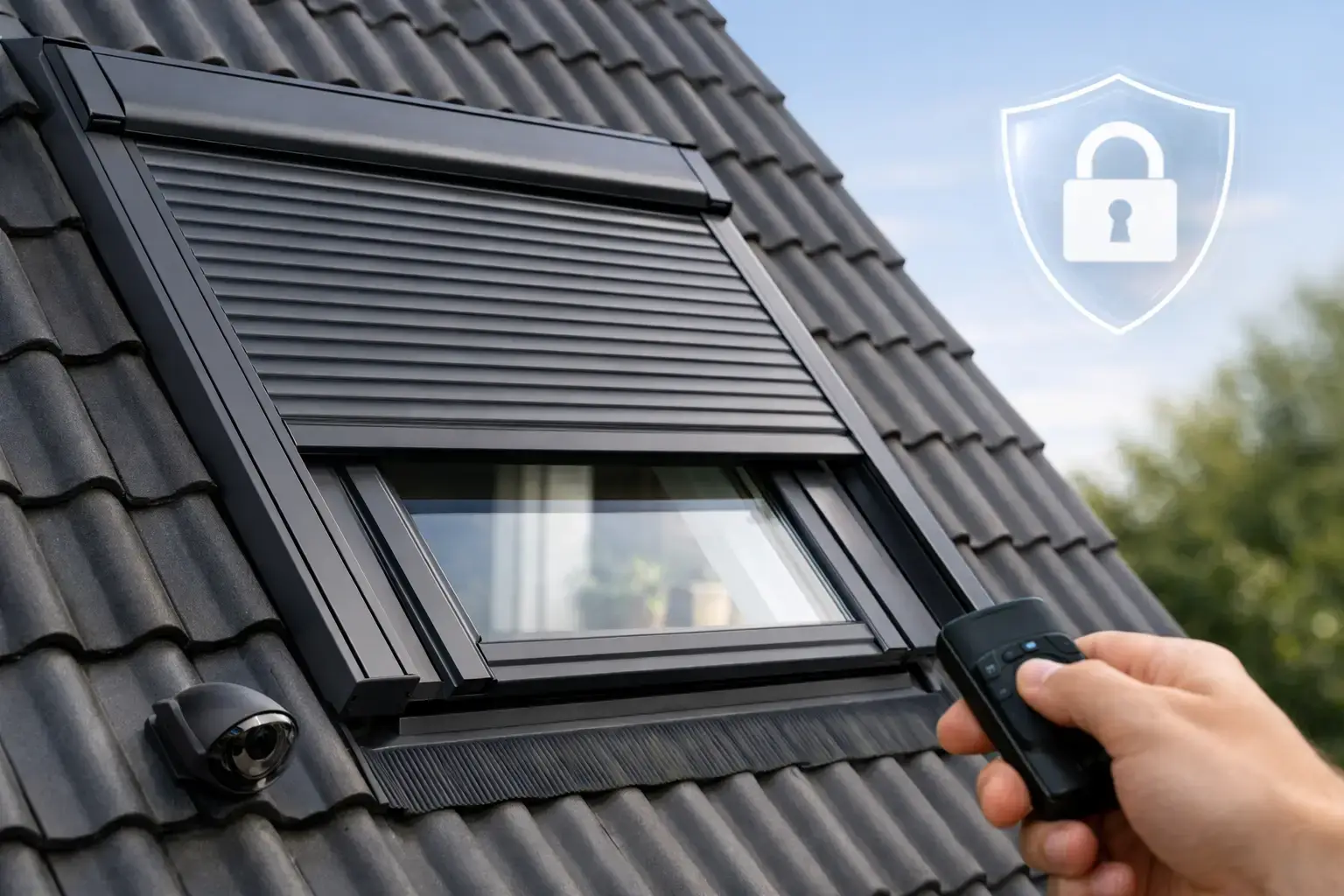 Volet roulant VELUX et sécurité fenêtre toit