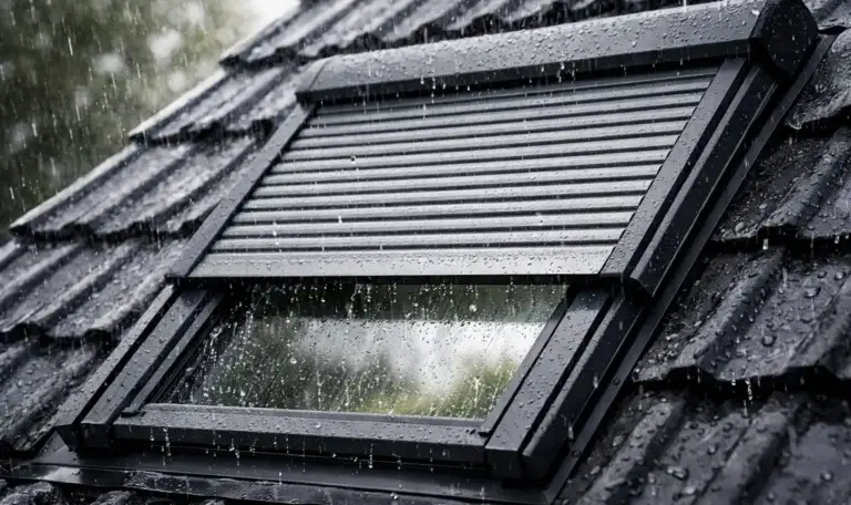 Volet roulant VELUX isolation bruit pluie