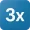 3x
